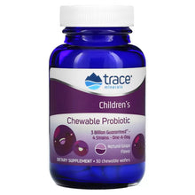 Load image into Gallery viewer, Trace Minerals Children&#39;s Chewable Probiotic 30ct
