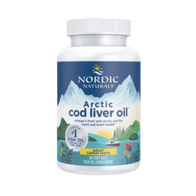 Load image into Gallery viewer, Nordic Naturals Arctic Cod Liver Oil Lemon 90ct