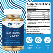 Load image into Gallery viewer, Trace Minerals ConcenTrace Trace Minerals Capsules

