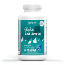 Load image into Gallery viewer, Jigsaw Health Alaskan Cod Liver Oil 60ct