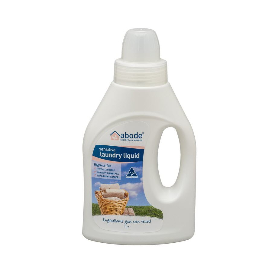 Abode Laundry Liquid Fragrance Free 1L