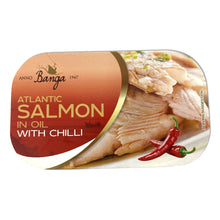 Load image into Gallery viewer, Banga Atlantic Salmon in Oil with Chilli 120gr
