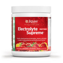 Load image into Gallery viewer, Jigsaw Health Electrolyte Fruit Punch Jar 60 servings
