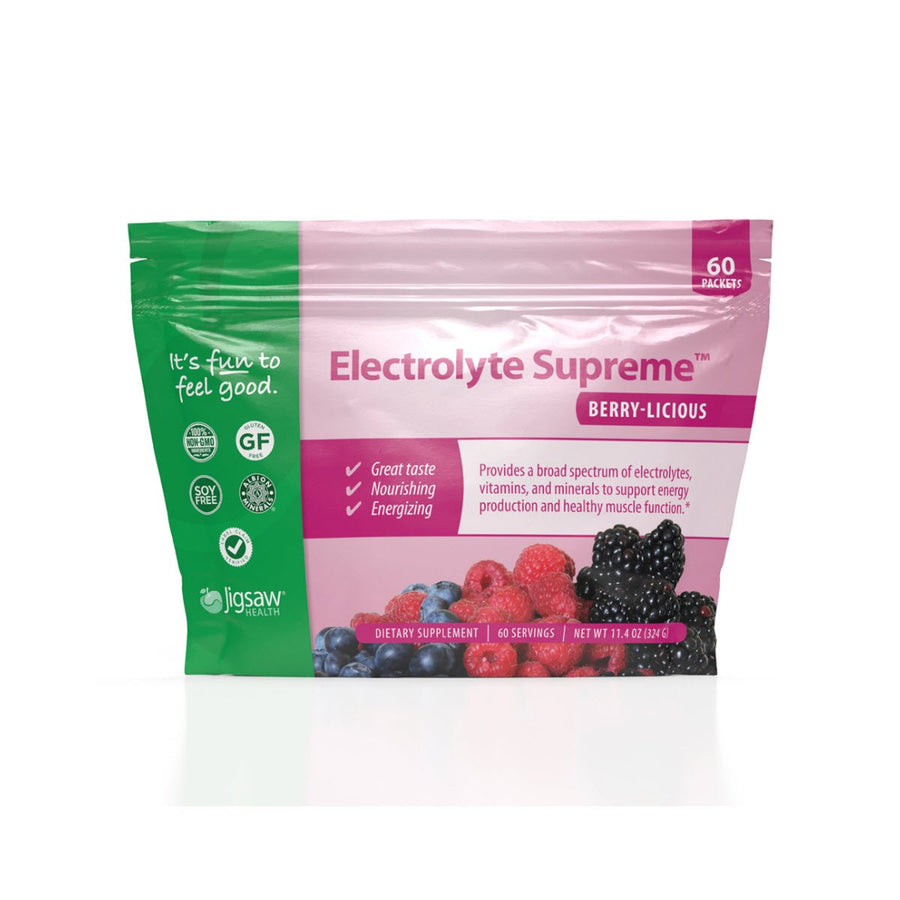 Jigsaw Health Electrolyte Supreme Berry-Licious Packets - 60 servings