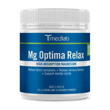 Load image into Gallery viewer, Medlab Mg Optima Relax Lemon Lime

