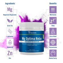 Load image into Gallery viewer, Medlab Mg Optima Relax Lemon Lime
