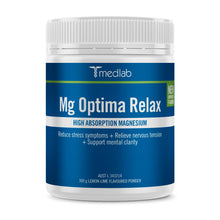 Load image into Gallery viewer, Medlab Mg Optima Relax Lemon Lime
