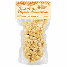 Load image into Gallery viewer, Hand&#39;n&#39;Hoe Certified Organic Honey Roasted Macadamia Kernels
