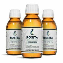 Load image into Gallery viewer, Rosita Extra Virgin Cod Liver &lt;br&gt; Oil Liquid 150ml + Ice Pack