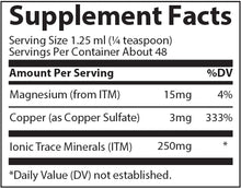 Load image into Gallery viewer, Trace Minerals Ionic Copper 59ml
