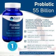 Load image into Gallery viewer, Trace Minerals Probiotic 55 Billion

