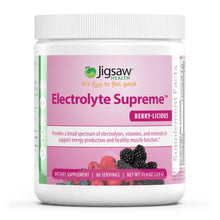 Load image into Gallery viewer, Jigsaw Health Electrolyte Supreme Berry Licious Jar 60 servings
