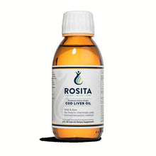 Load image into Gallery viewer, Rosita Extra Virgin Cod Liver Oil Liquid 150ml