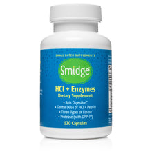 Load image into Gallery viewer, Smidge HCl + Enzymes 120ct 
